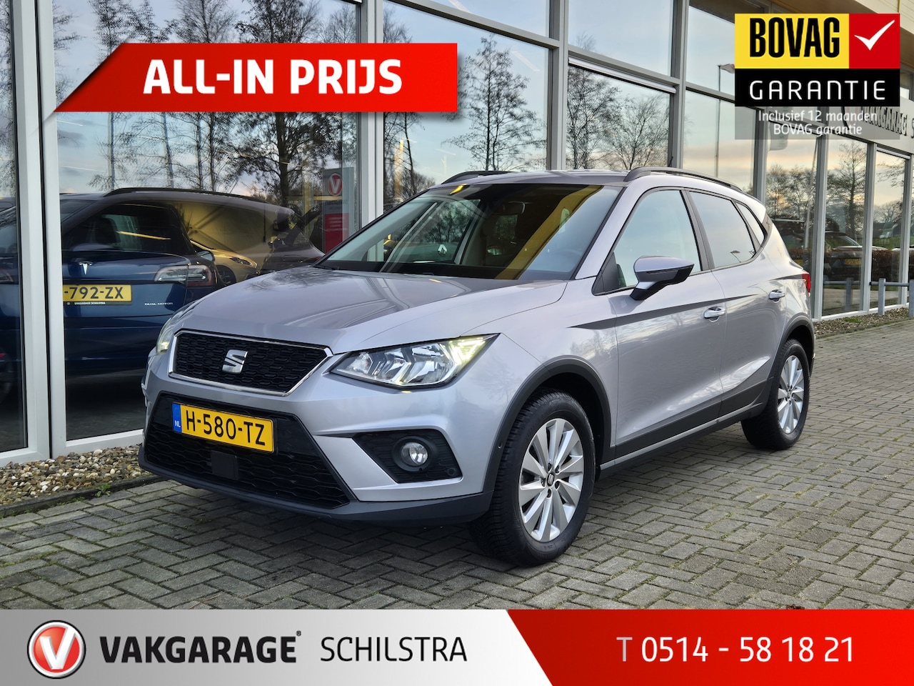 Seat Arona - 1.0 TSI Style Business Intense | Keyless | Navi | Clima | Camera - AutoWereld.nl