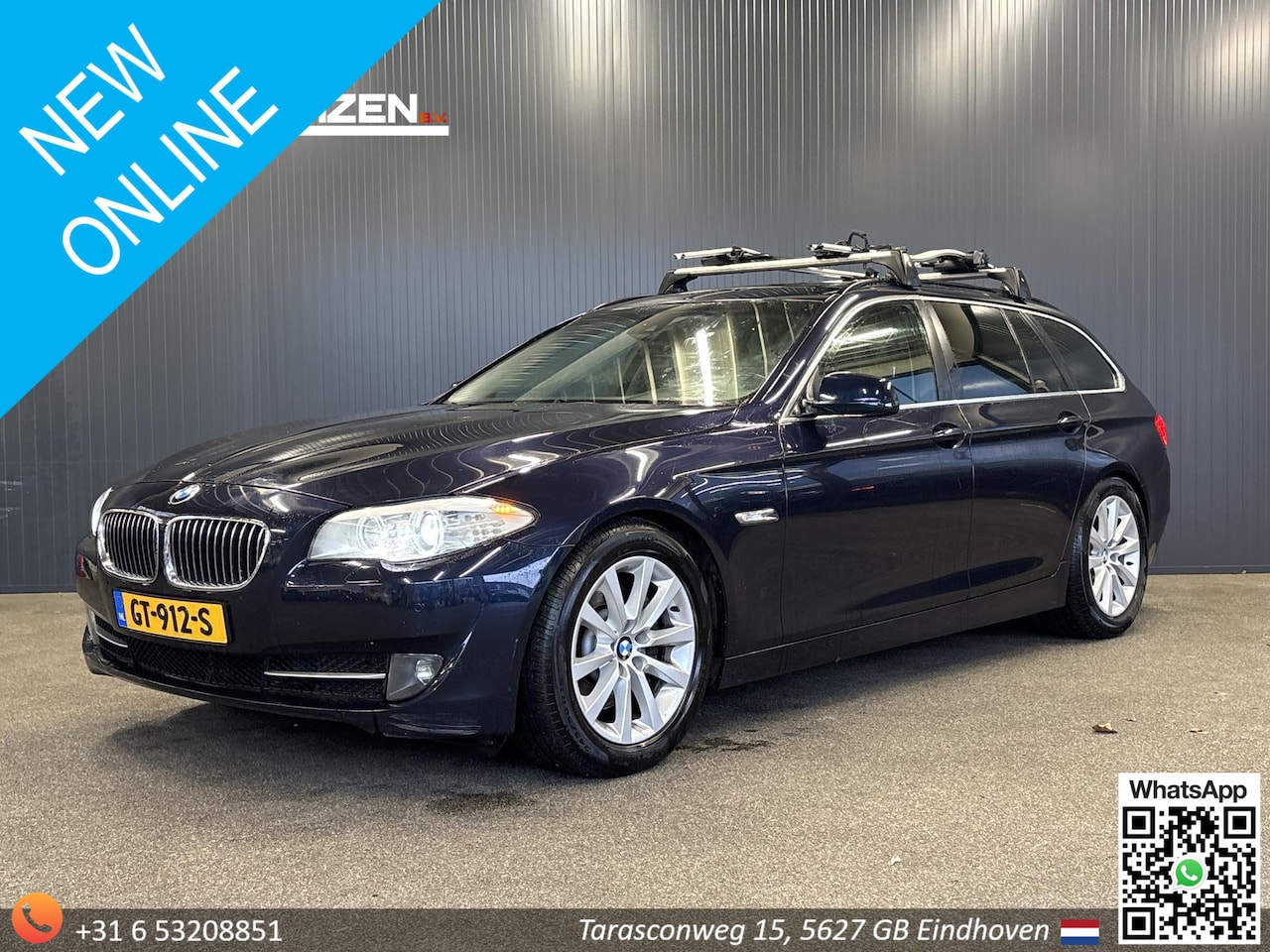 BMW 5-serie Touring - 525d High Executive | Pano | Leder | Climate | Cruise | Navi | - AutoWereld.nl