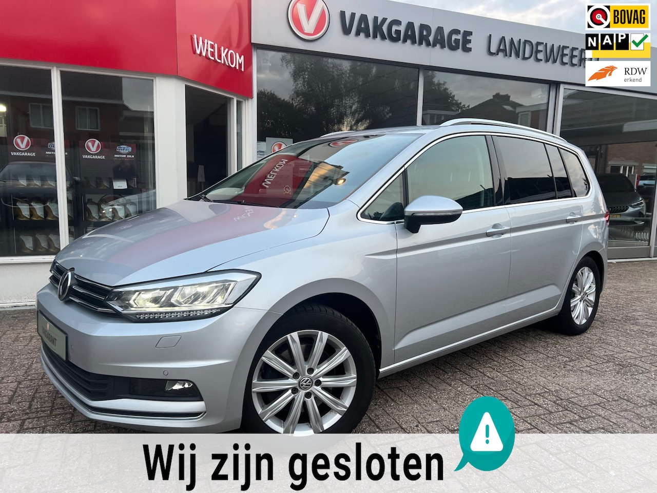 Volkswagen Touran - 1.4 TSI Highline 1.4 TSI Highline, Automaat, cruise, navi, Rijklaar! - AutoWereld.nl