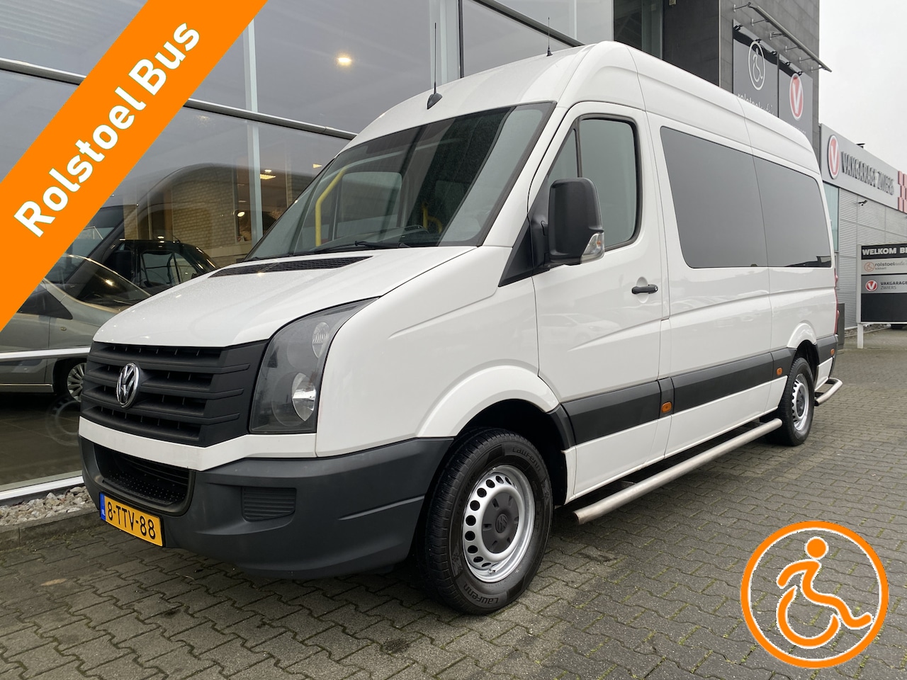 Volkswagen Crafter - Rolstoelbus / Personenbus 35 2.0 TDI L2H2 BM (Mooie complete en multifunctionele Rolstoelb - AutoWereld.nl