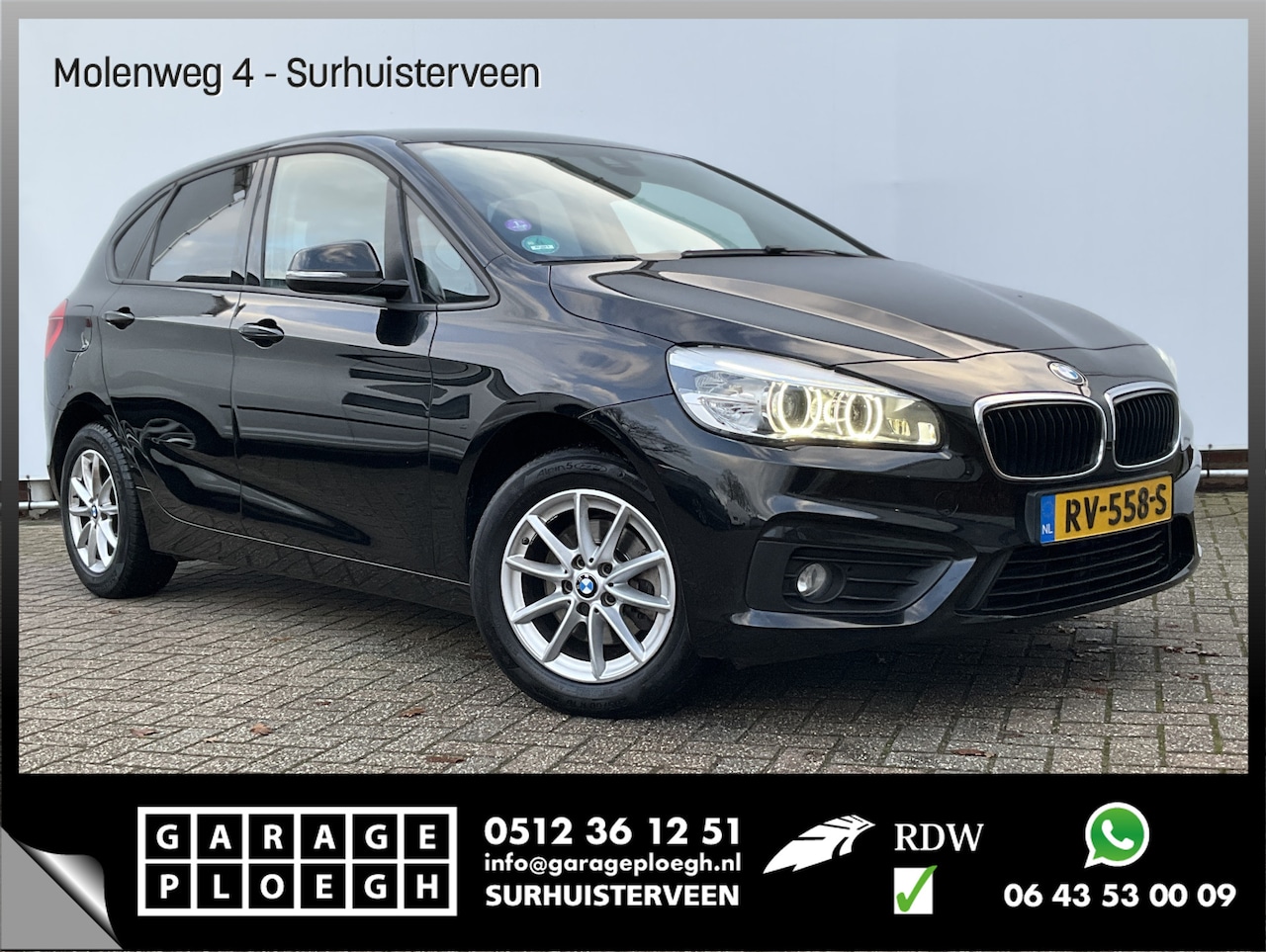 BMW 2-serie Active Tourer - 218i Autom Sportzetels Navi Led Hoogzitter* Corporate Lease Executive - AutoWereld.nl