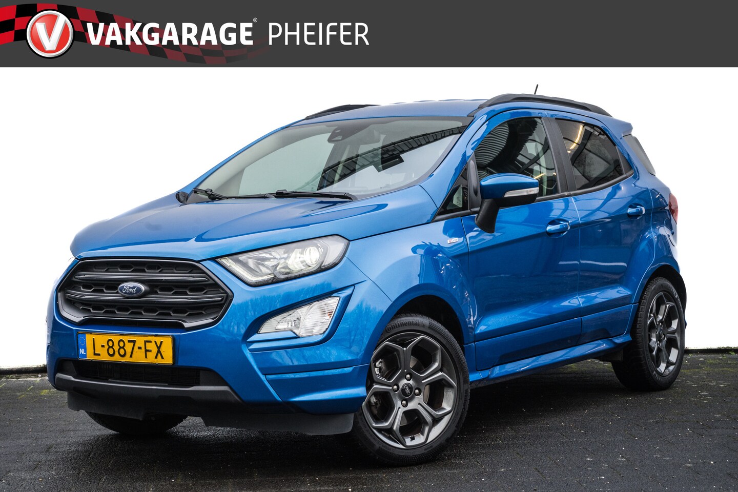 Ford EcoSport - 1.0 EcoBoost 125pk ST-Line Trekhaak/ Stoel-stuurverwarming/ Navigatie/ Dab/ Full led/ Carp - AutoWereld.nl