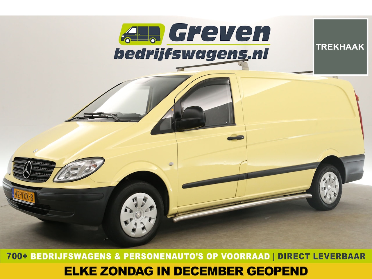 Mercedes-Benz Vito - 109 CDI 320 Lang | APK tot 23-09-2025 | Marge | 3 Persoons Bluetooth Schuifdeur Trekhaak - AutoWereld.nl