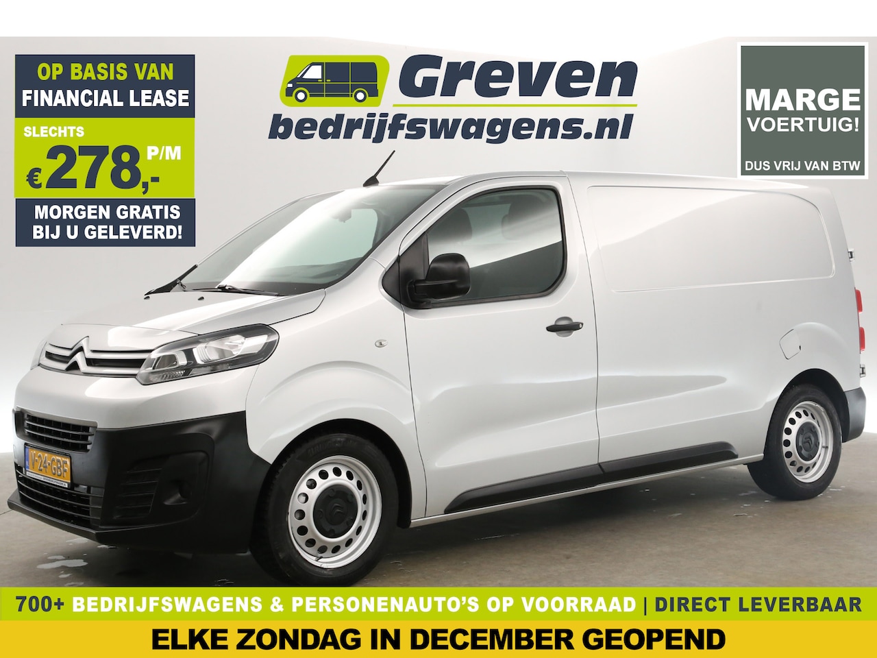 Citroën Jumpy - 1.6 BlueHDI L2H1 | Marge | Airco Cruise Carplay Navigatie PDC Elektrpakket - AutoWereld.nl