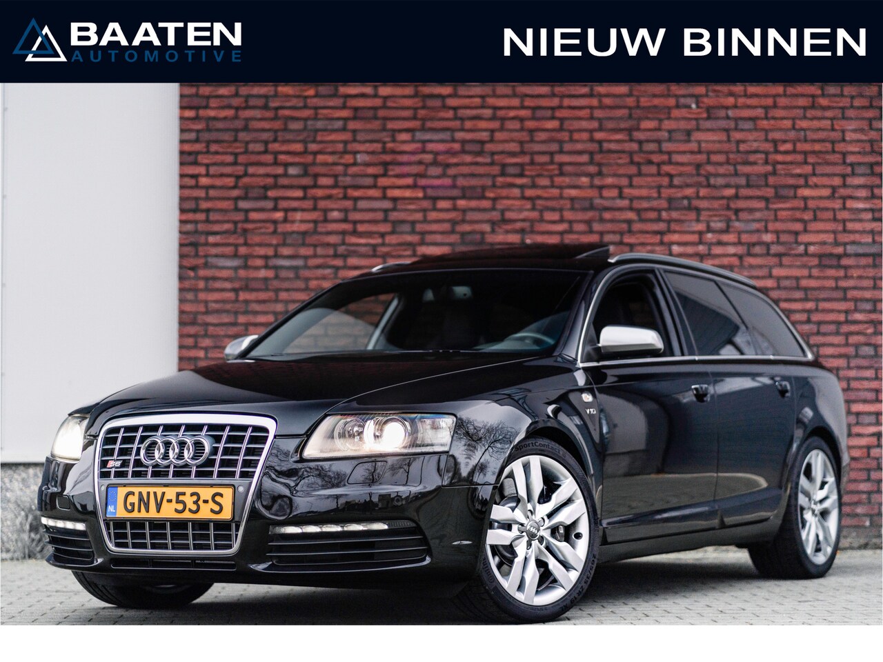 Audi S6 - Avant 5.2 FSI V10 |1e eigenaar|117.000km|Volledig gedocumenteerd|Zwart leder|Memory|Youngt - AutoWereld.nl