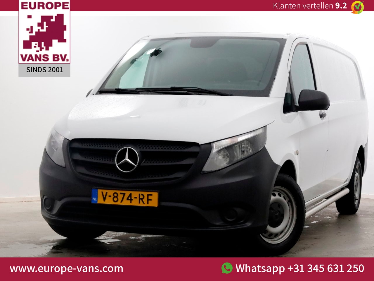 Mercedes-Benz Vito - 111 CDI 115pk E6 XL Extra Lang Airco/Navi/Camera 10-2018 - AutoWereld.nl