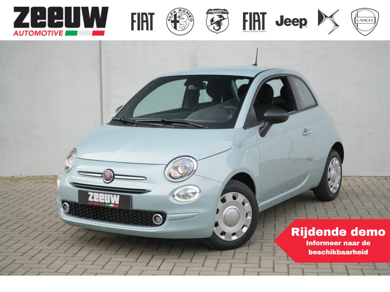 Fiat 500 - 1.0 Hybrid 70 PK | Carplay | Airco | Direct Leverbaar - AutoWereld.nl