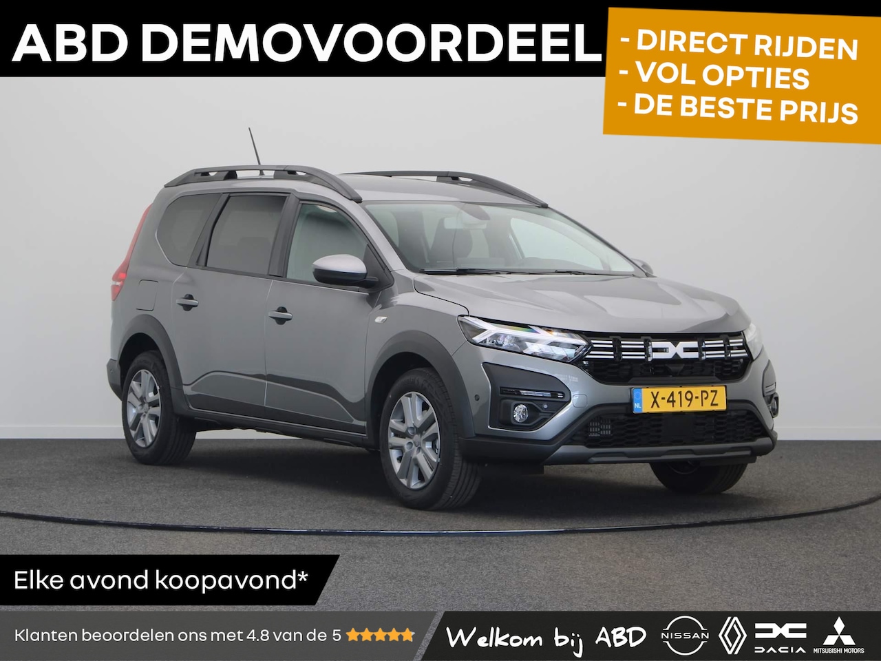 Dacia Jogger - TCe 110pk Expression 7p. Cruise Control, Apple CarPlay, Android auto, elektrische ramen, a - AutoWereld.nl