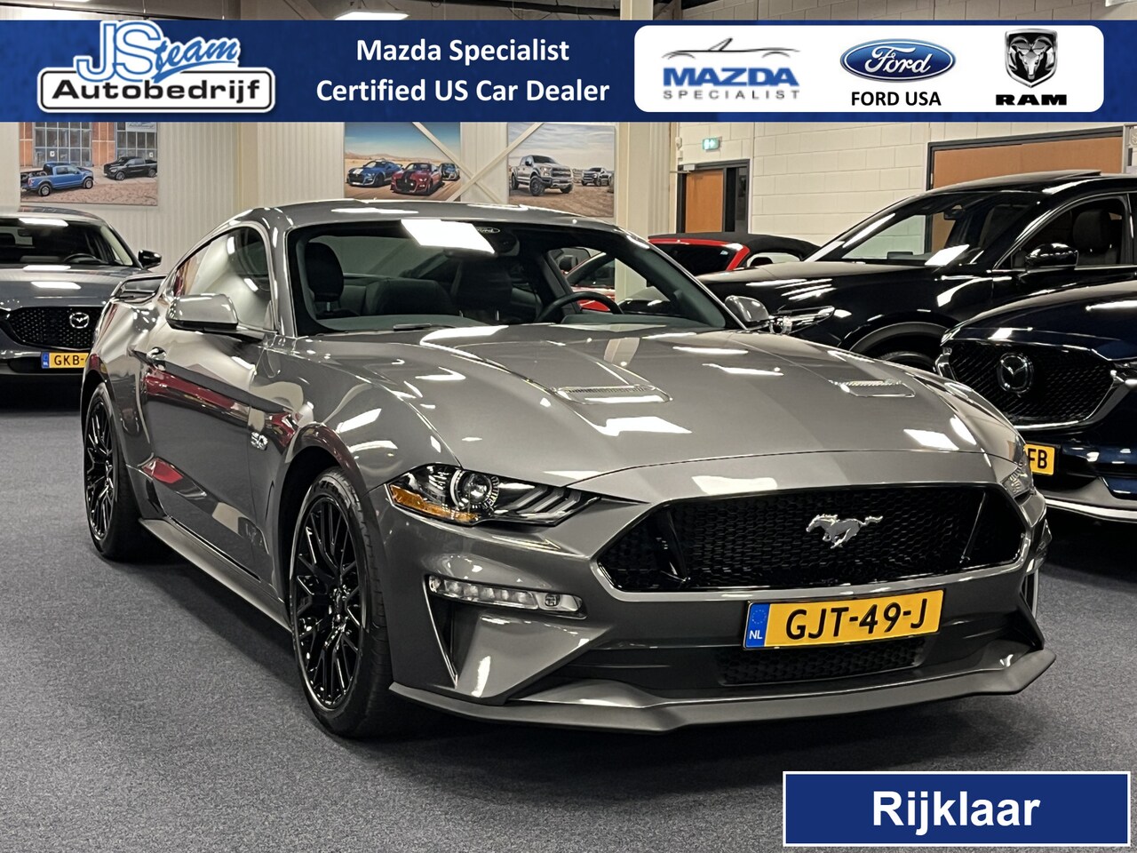 Ford Mustang Fastback - USA 5.0i V8 GT Premium 460PK Automaat Performance Package - AutoWereld.nl