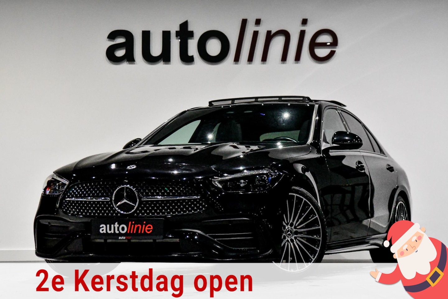 Mercedes-Benz C-klasse - 300 4MATIC AMG Night. Pano, Distro+, Burm, Camera, Sfeer, 19'', Digital, Dodeh, CarPlay! - AutoWereld.nl