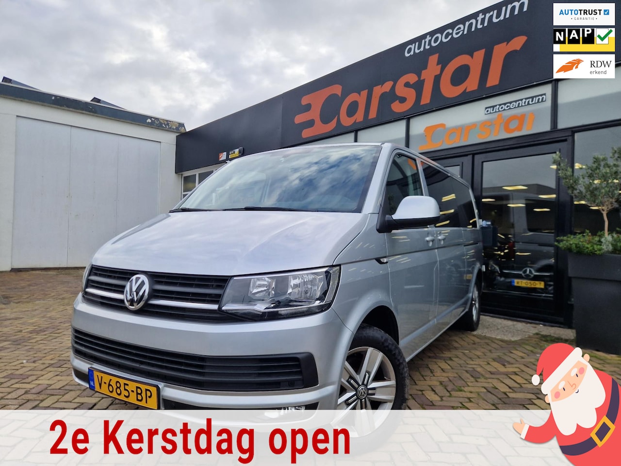 Volkswagen Transporter - 2.0 TDI L2H1 DC Comfortline Plus|Navi|Cruise|Trekhaak|Camera - AutoWereld.nl