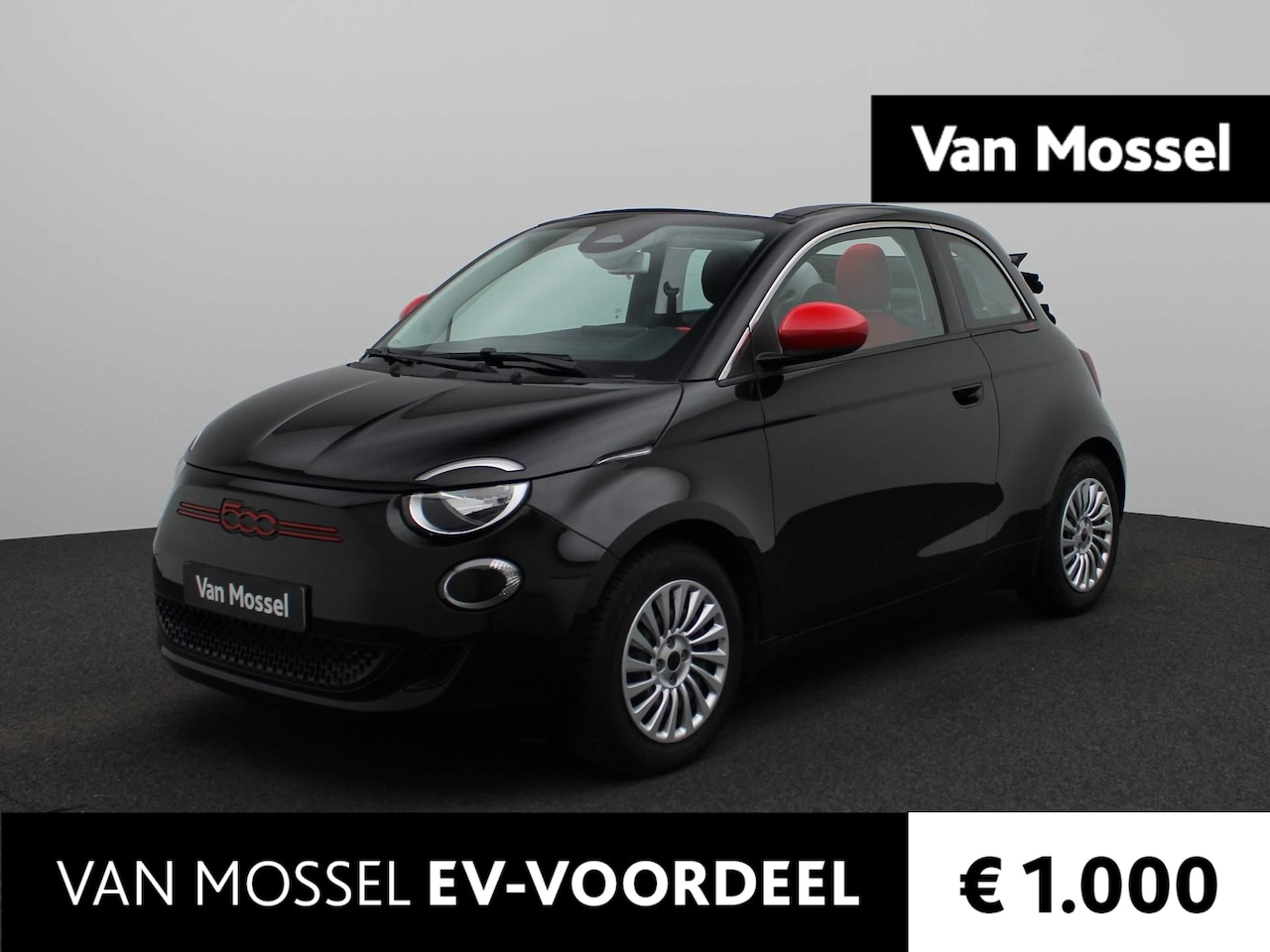 Fiat 500 C - 500e RED 42 kWh | Navigatie | Climate Control | - AutoWereld.nl