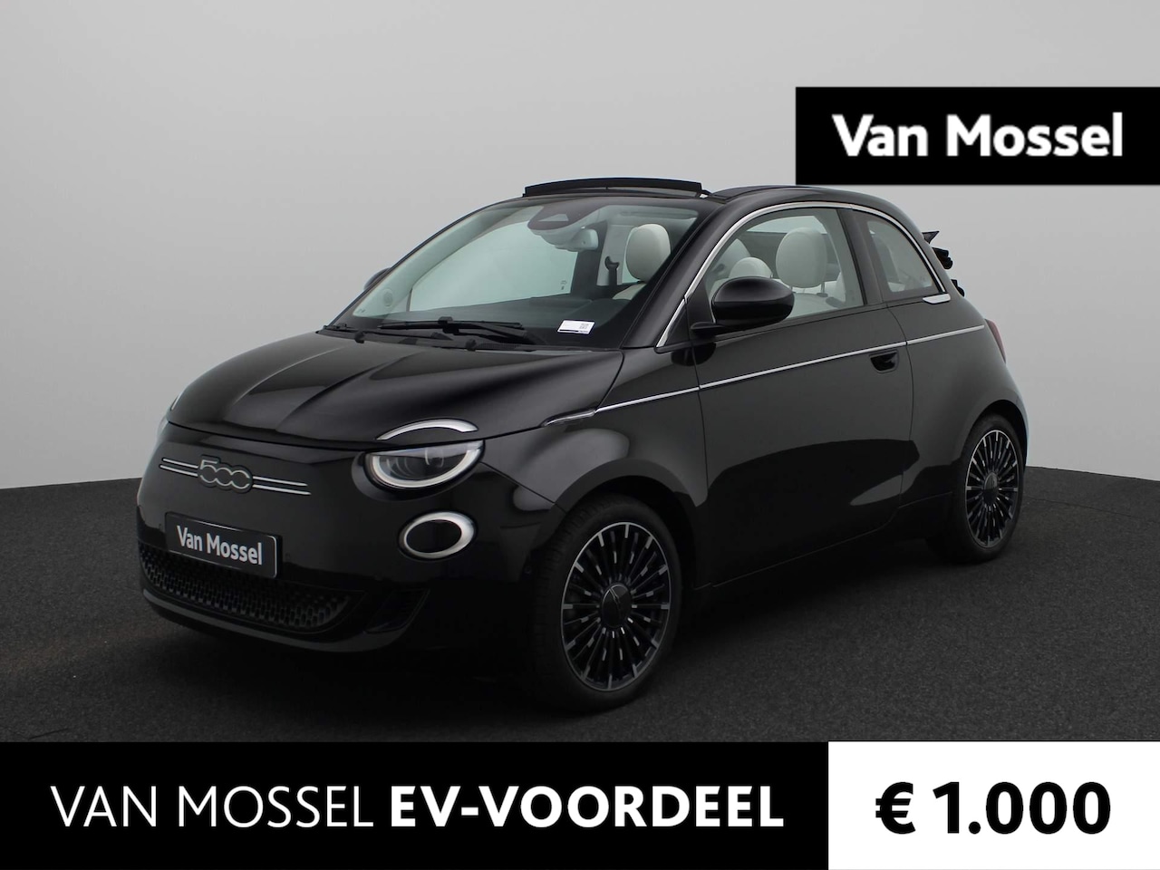 Fiat 500 C - 500e La Prima 42 kWh | Lederen interieur | Achteruitrijcamera | Full LED koplampen | ADAS - AutoWereld.nl