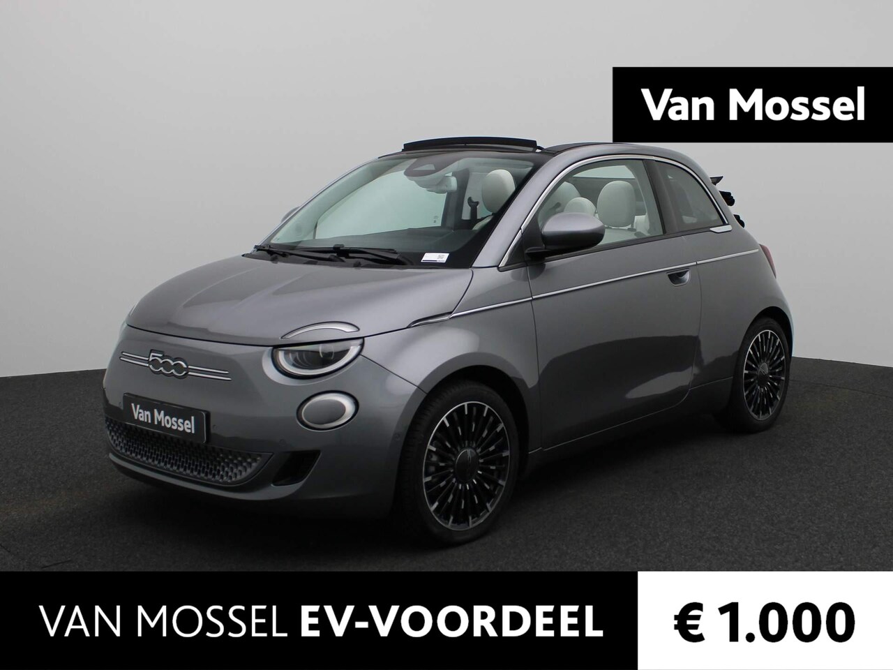 Fiat 500 C - 500e La Prima 42 kWh | Lederen bekleding| Navigatie | Apple carplay / Android auto | Parke - AutoWereld.nl