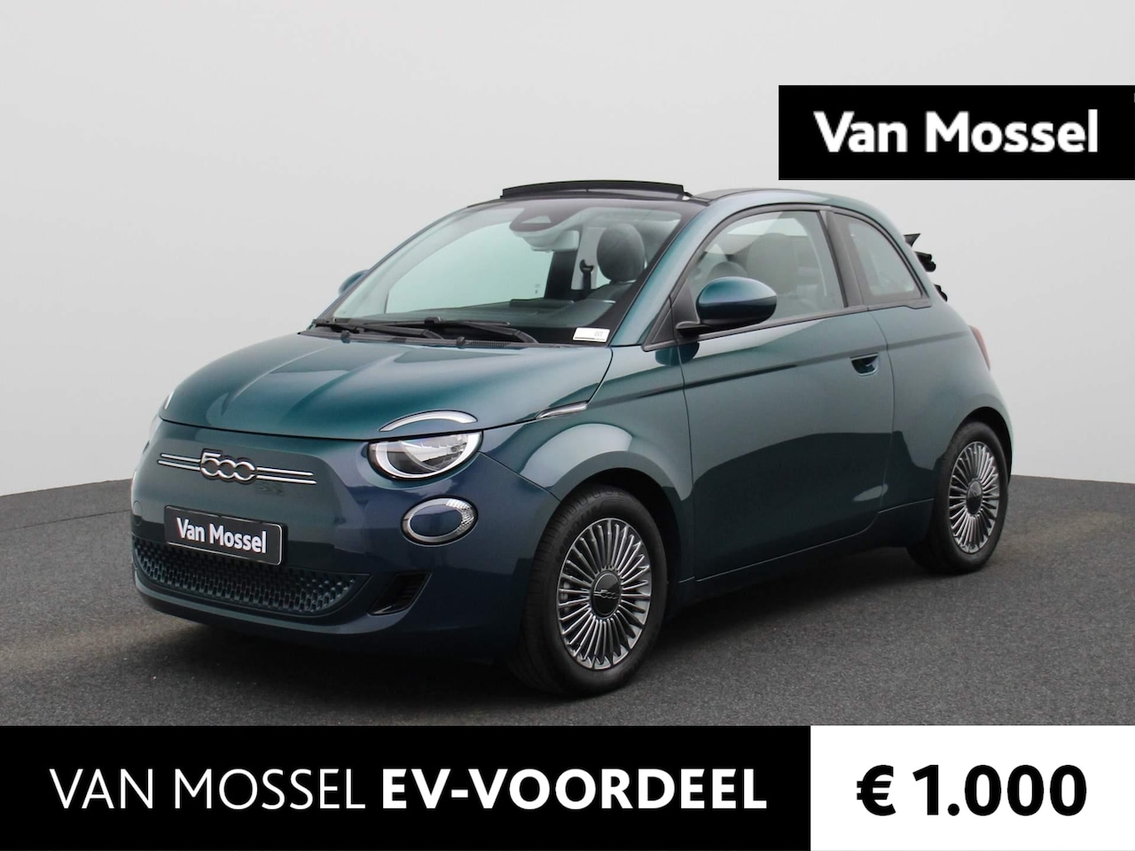 Fiat 500 C - 500e Icon 42 kWh | Navi | ECC | LMV | - AutoWereld.nl