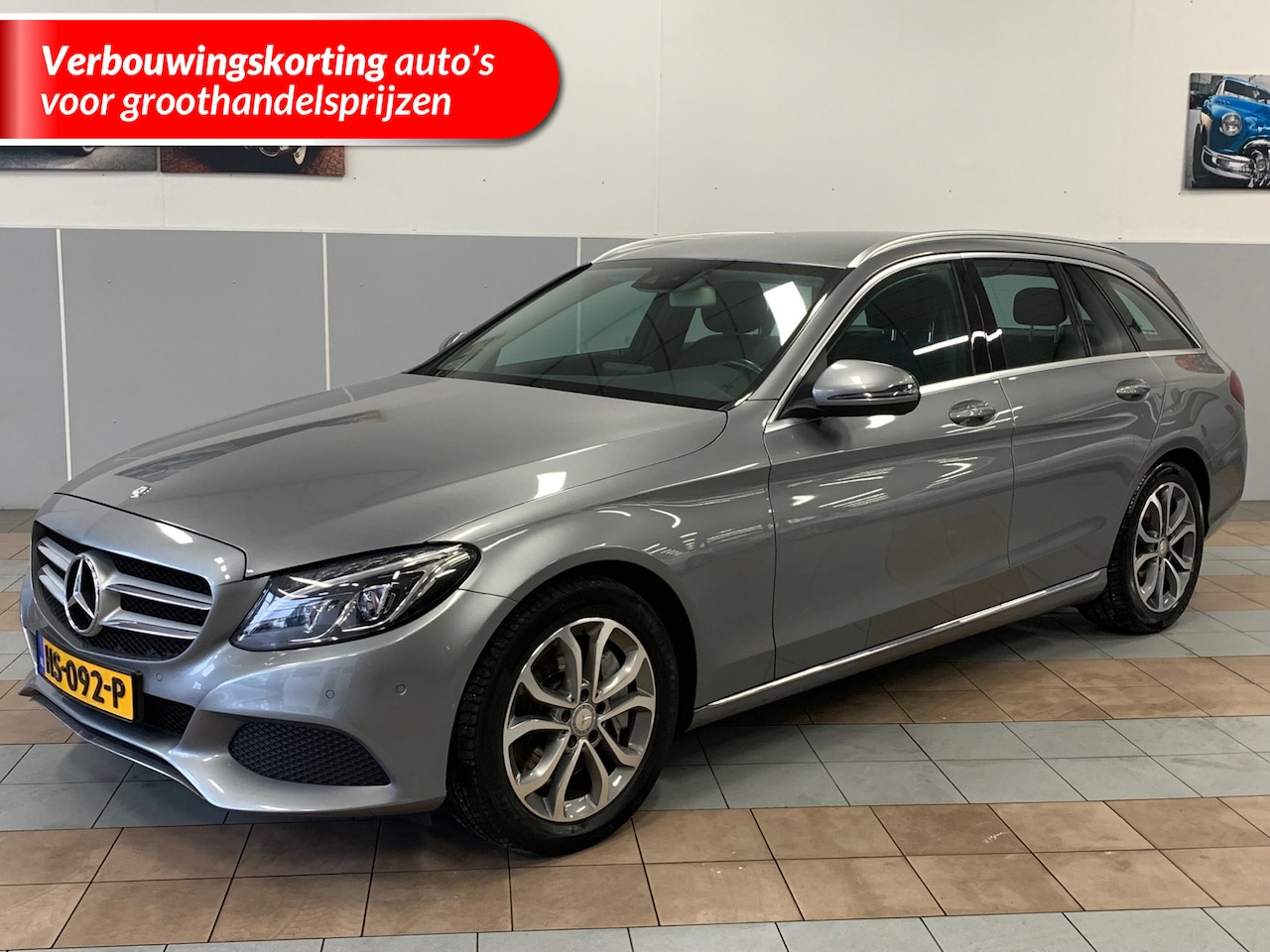 Mercedes-Benz C-klasse Estate - 350 e Lease Edition|Automaat|Camera|LED| - AutoWereld.nl