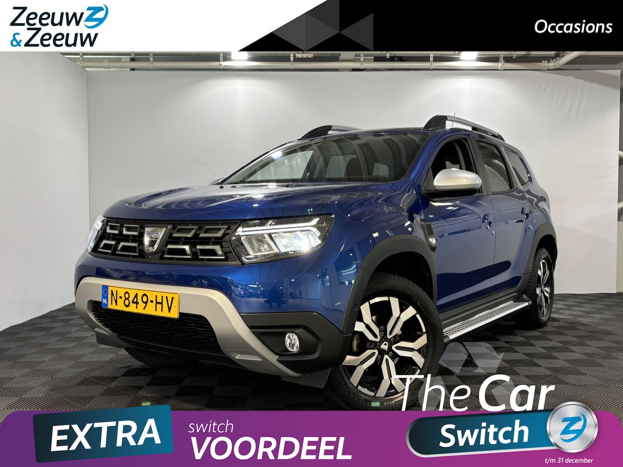 Dacia Duster - 1.0 - 100PK TCe Bi-Fuel Prestige *G3 Installatie*Navi+360Camera*Climate*Parc Assist*Trekha - AutoWereld.nl