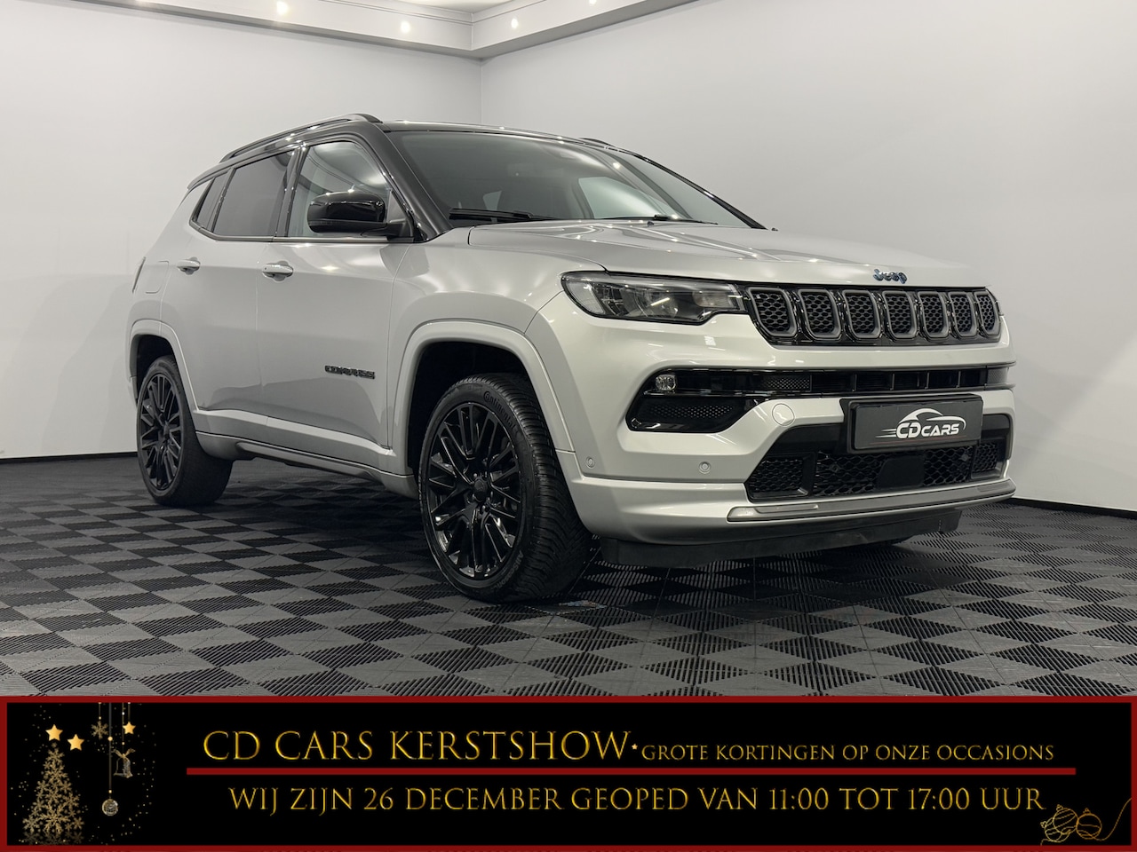 Jeep Compass - 4xe 240 Plug-in Hybrid Electric S Leder, Camera, Navi, Keyless start, Cruise control Adapt - AutoWereld.nl