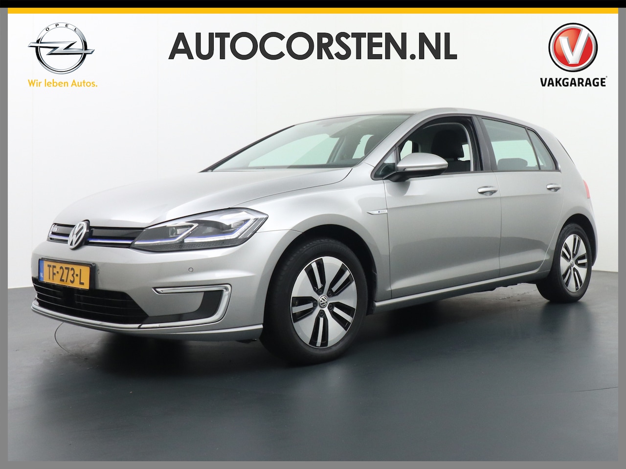 Volkswagen e-Golf - Adap.Cruise Navi-Pro Warmtepomp App-Connect Apple Android MirrorLink Led Pdc Tel. Usb Ecc - AutoWereld.nl