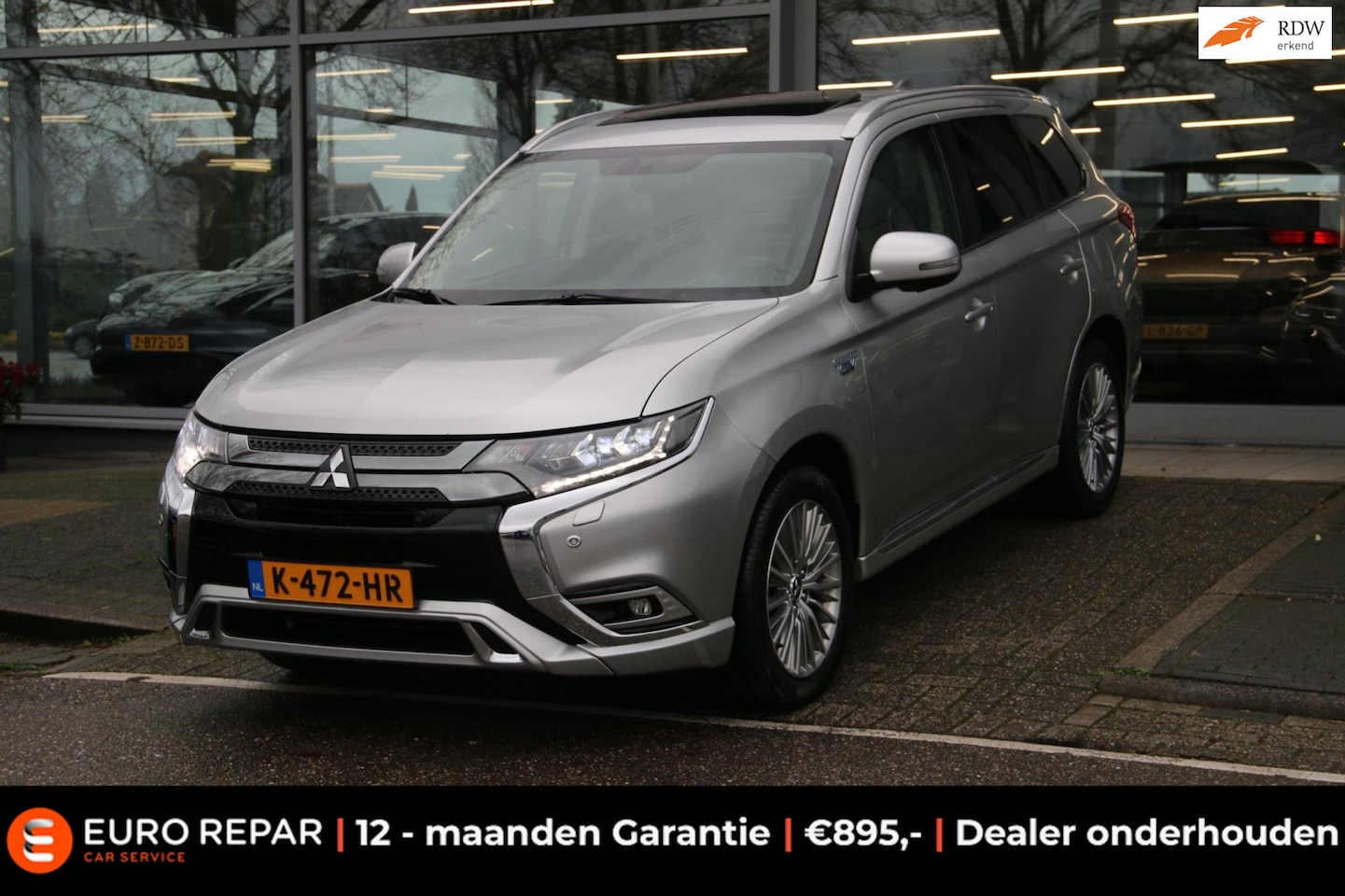 Mitsubishi Outlander - 2.4 PHEV Intense+ SCHUIFDAK NL-AUTO NAP! - AutoWereld.nl