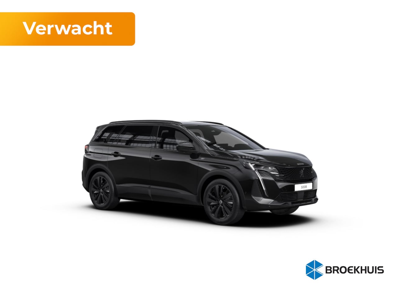 Peugeot 5008 - Hybrid 136 e-DCS6 GT | 19-inch lichtmetalen velgen 'Washington' in glanzend zwart | Active - AutoWereld.nl