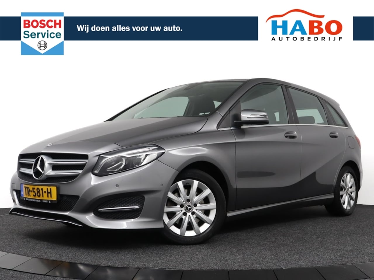 Mercedes-Benz B-klasse - B180 AMBITION 7G-DCT AUTOMAAT ECC/CRUISE/NAV/KEYLESS-ENTRY/PARK.SENS/TREKHAAK - AutoWereld.nl