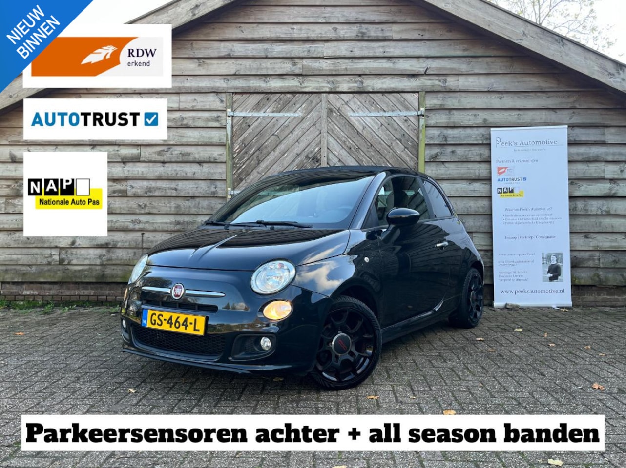 Fiat 500 C - 0.9 TwinAir Turbo 500S | APK t/m 11-2025 | Climate control | Premium audio | Super leuke u - AutoWereld.nl