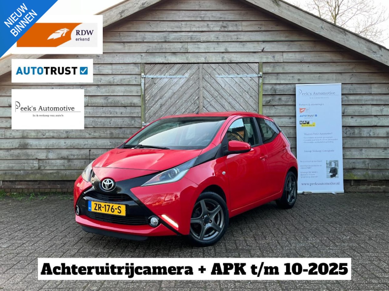 Toyota Aygo - 1.0 VVT-i x-cite | APK t/m 10-2025 | Airco | Achteruitrijcamera | Lichtmetaal | Leuke auto - AutoWereld.nl