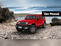 Jeep Wrangler Unlimited - 4xe 380 Sahara | 4x4 | 360 Parkeersensoren | Stuur- & Stoelverwarming | Lederen Bekleding