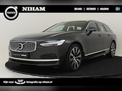 Volvo V90 - T6 RECHARGE AWD ULTIMATE BRIGHT -PANO.DAK|B&W-AUDIO|TREKHAAK|AIR.SUSPENSION|360CAM|KINDERZ