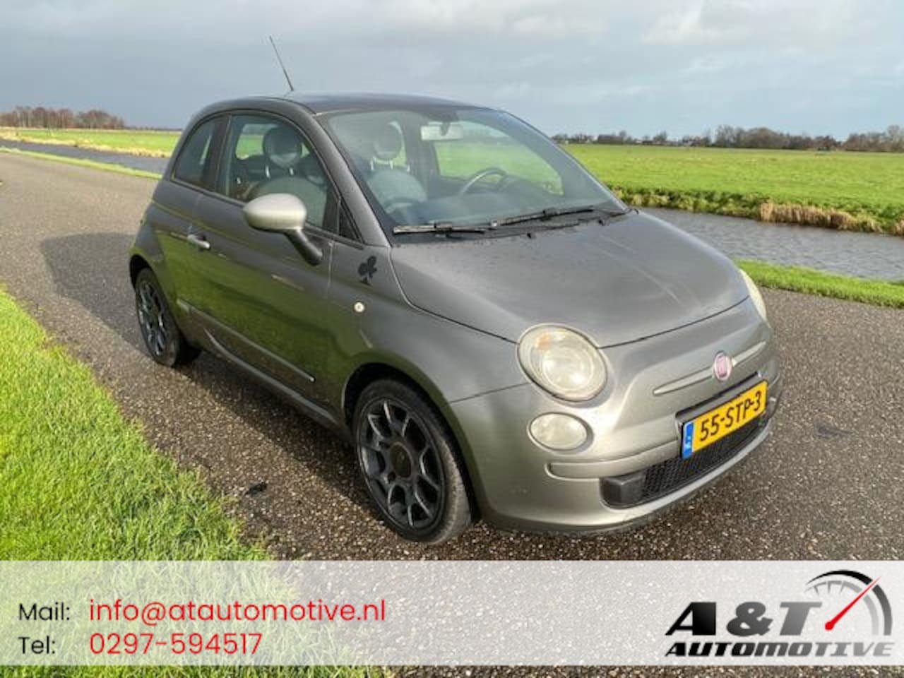 Fiat 500 - 0.9 TwinAir Plus 2011 Half lederen bekleding airco nw apk - AutoWereld.nl