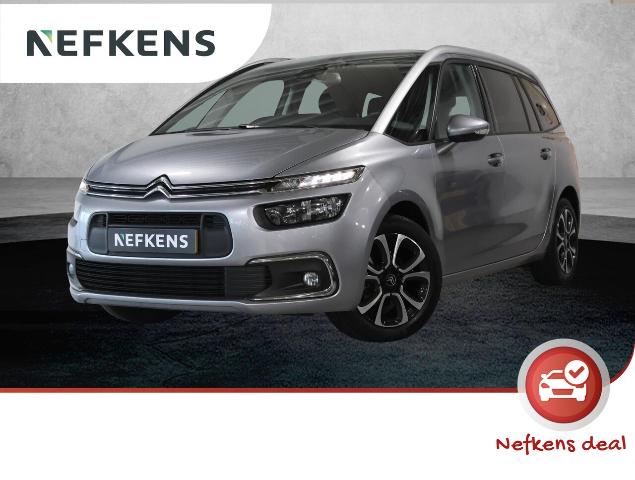 Citroën Grand C4 SpaceTourer - 130pk P.T. Business (1ste eig./T.haak/Camera/LEER/17"LMV/Keyless/NAV.) - AutoWereld.nl