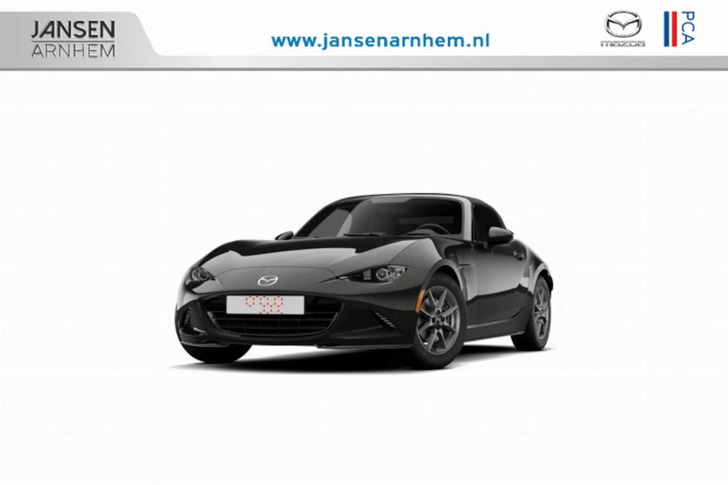 Mazda MX-5 - Roadster Skyactiv-G 132 6MT Kazari | 16-inch lichtmetalen velgen in Black Metallic (Skyact - AutoWereld.nl