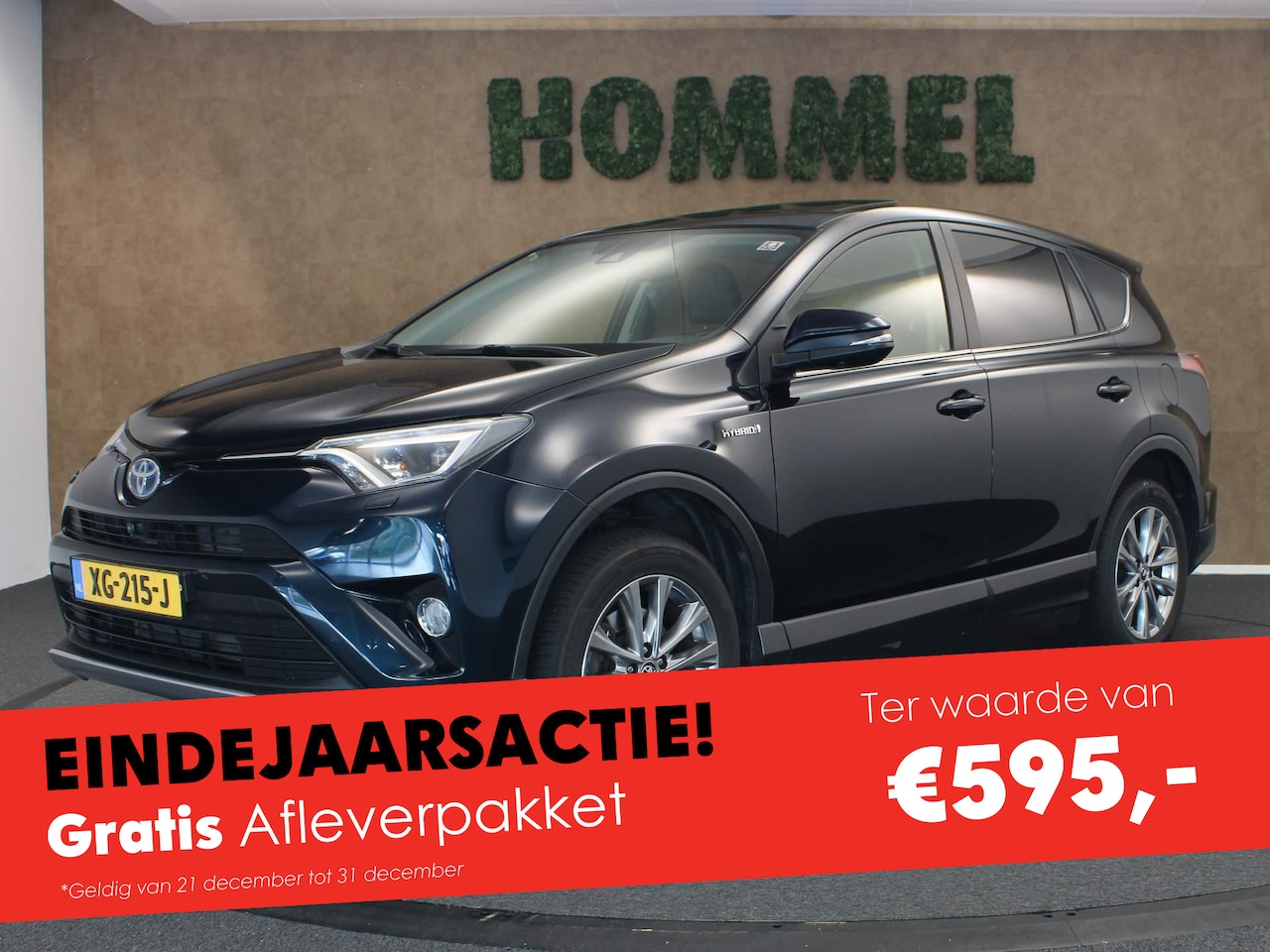 Toyota RAV4 - 2.5 Hybrid AWD Executive - VASTE TREKHAAK - 1650KG TREKGEWICHT - ALARM KLASSE 3 - LEDEREN - AutoWereld.nl