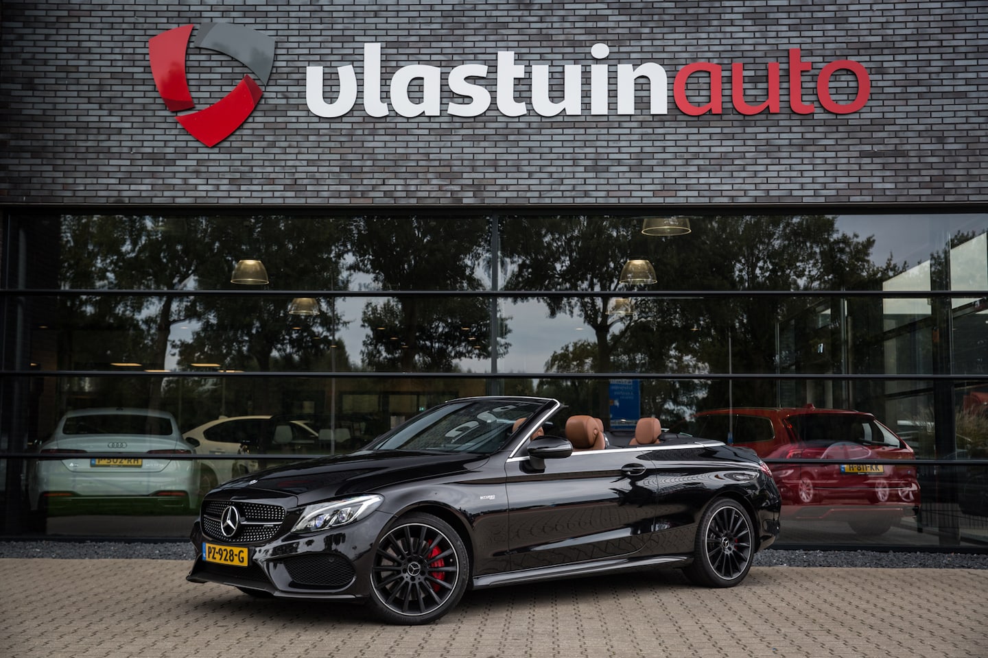 Mercedes-Benz C-klasse Cabrio - 43 AMG 4MATIC 43 AMG 4MATIC 368PK , Burmester, Leer, Achteruitrijcamera, - AutoWereld.nl