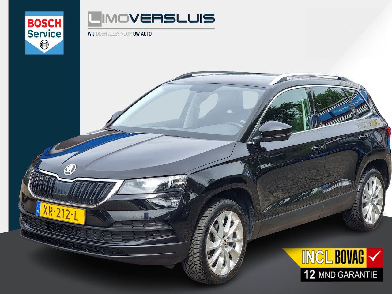 Skoda Karoq - 1.0 TSI Ambition Business Chroom | Trekhaak | Ad Cruise control | Clima | PDC V+A 12 mnd B - AutoWereld.nl