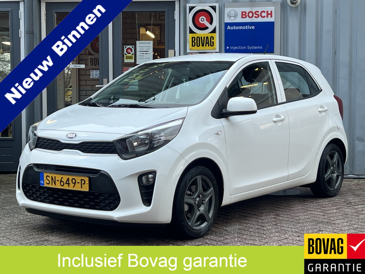 Kia Picanto - 1.0 CVVT EconomyPlusLine | AIRCO | TREKHAAK | LICHTMETAAL VELG | - AutoWereld.nl