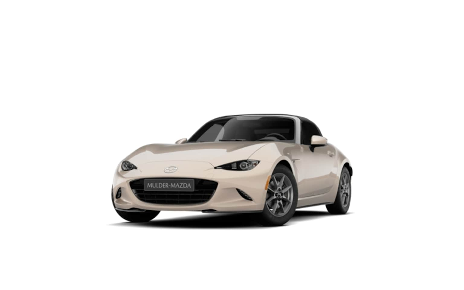 Mazda MX-5 - Roadster Skyactiv-G 132 6MT Exclusive-Line | 16-inch lichtmetalen velgen in Black Metallic - AutoWereld.nl