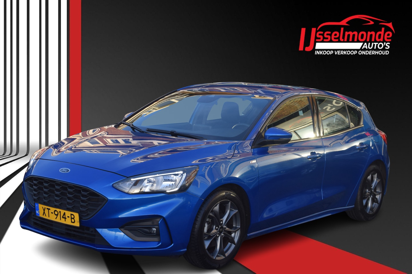 Ford Focus - 1.0 EcoBoost ST Line Business NAP BTW Auto Cruise Climate Navi PDC - AutoWereld.nl