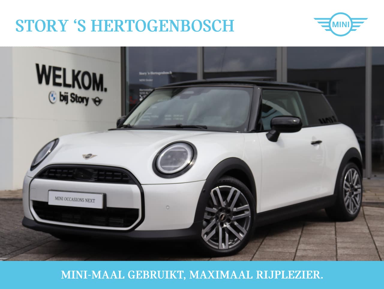 MINI Cooper - Hatchback C Classic Automaat / Panoramadak / Head-Up / LED / Parking Assistant / Comfort A - AutoWereld.nl