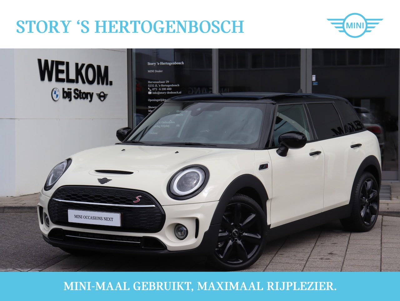 MINI Clubman - Cooper S MINI Yours Automaat / Achteruitrijcamera / LED / Comfort Access / Head-Up / Stoel - AutoWereld.nl