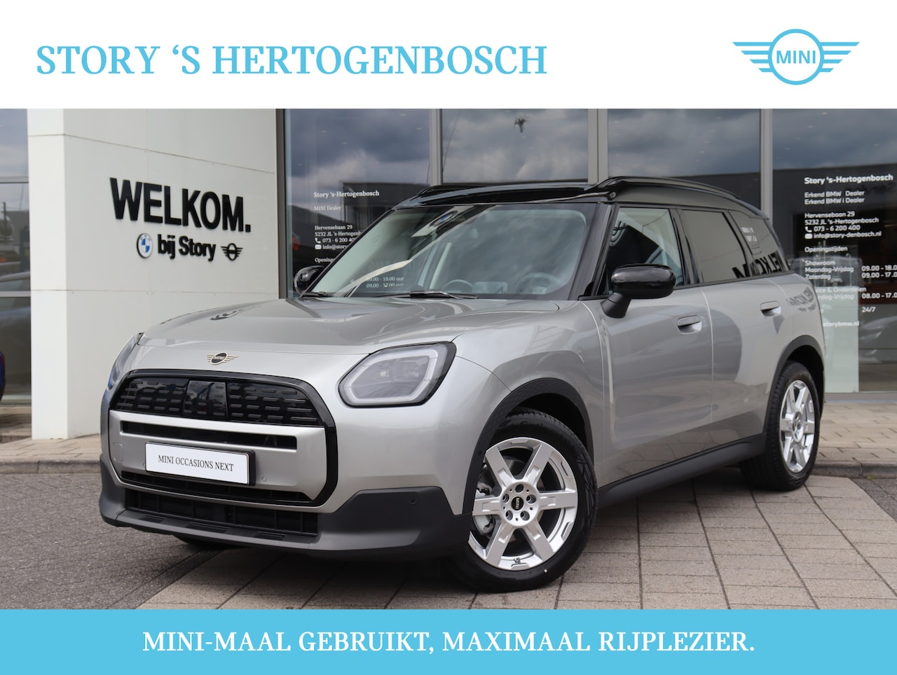 MINI Countryman - E Classic 66.5 kWh / Panoramadak / Trekhaak / LED / Parking Assistant / Head-Up / Verwarmd - AutoWereld.nl