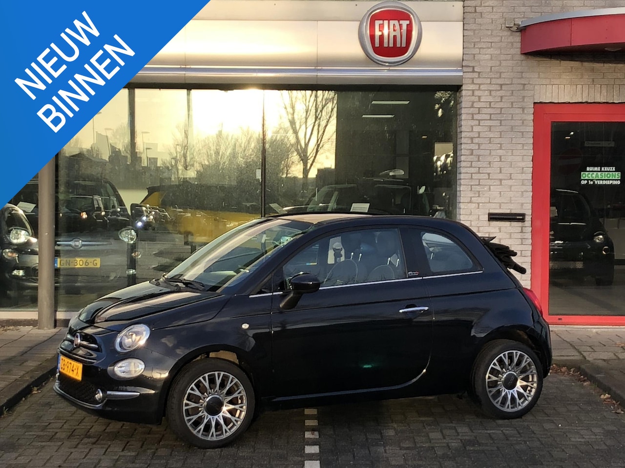 Fiat 500 C - TwinAir Turbo 80 Lounge NAVI|AIRCO|PDC|16" - AutoWereld.nl