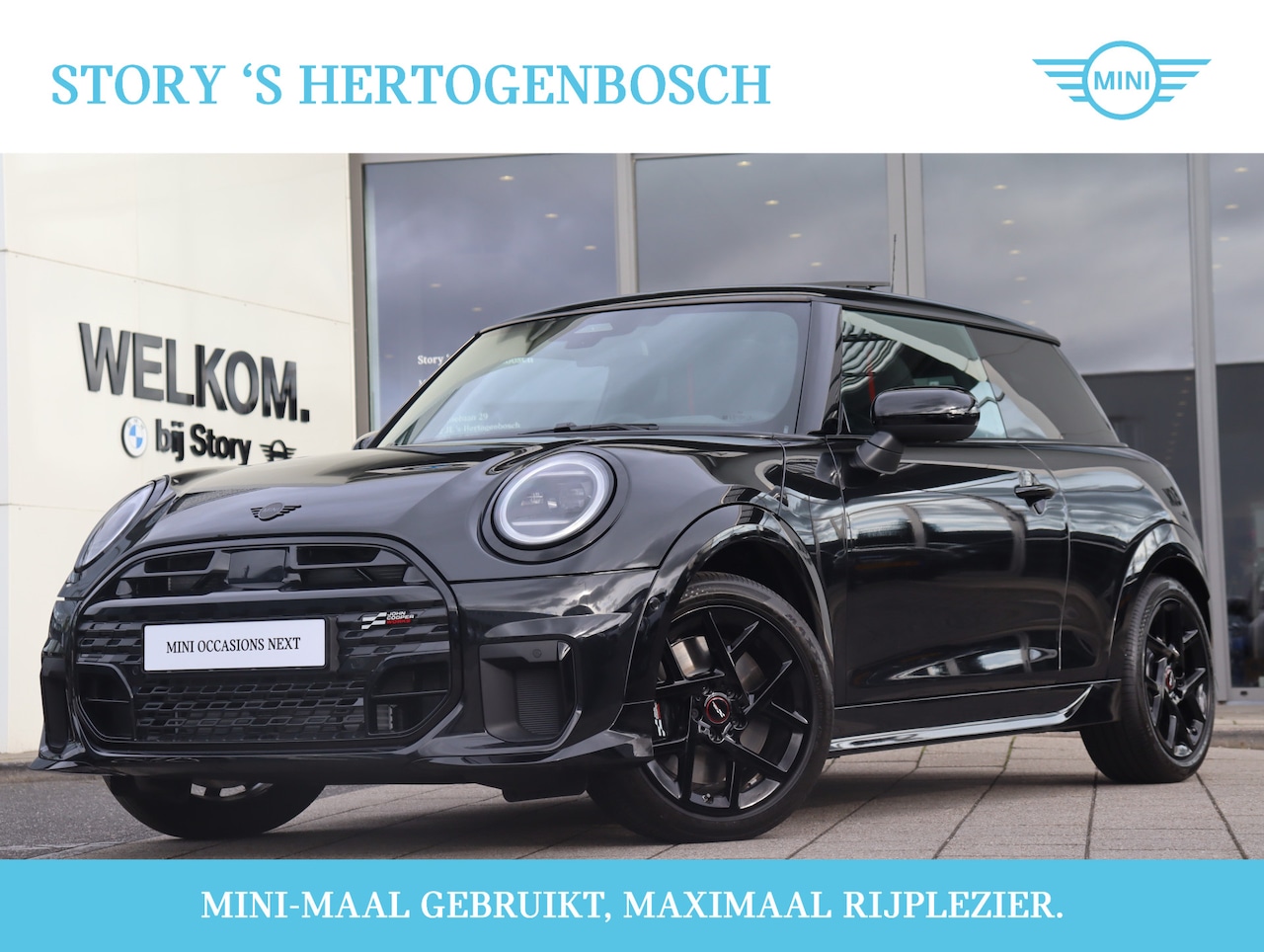 MINI Cooper - Hatchback C Automaat / JCW / Pakket M / 17" John Cooper Works Sprint Spoke black - AutoWereld.nl