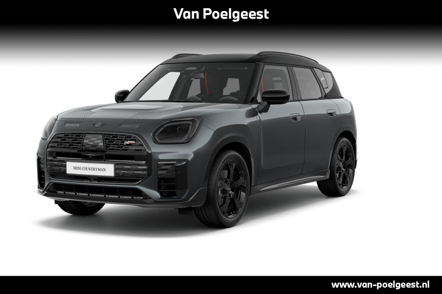 MINI Countryman - 1.5 C John Cooper Works L | Pakket L | Dak en spiegelkappen in Jetblack - AutoWereld.nl