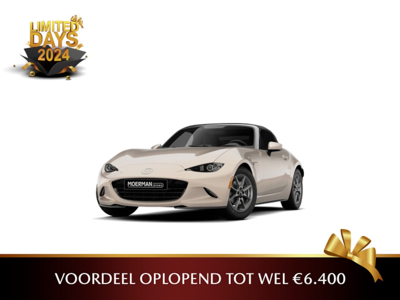 Mazda MX-5 - Roadster Skyactiv-G 132 6MT Exclusive-Line | 16-inch lichtmetalen velgen in Black Metallic - AutoWereld.nl