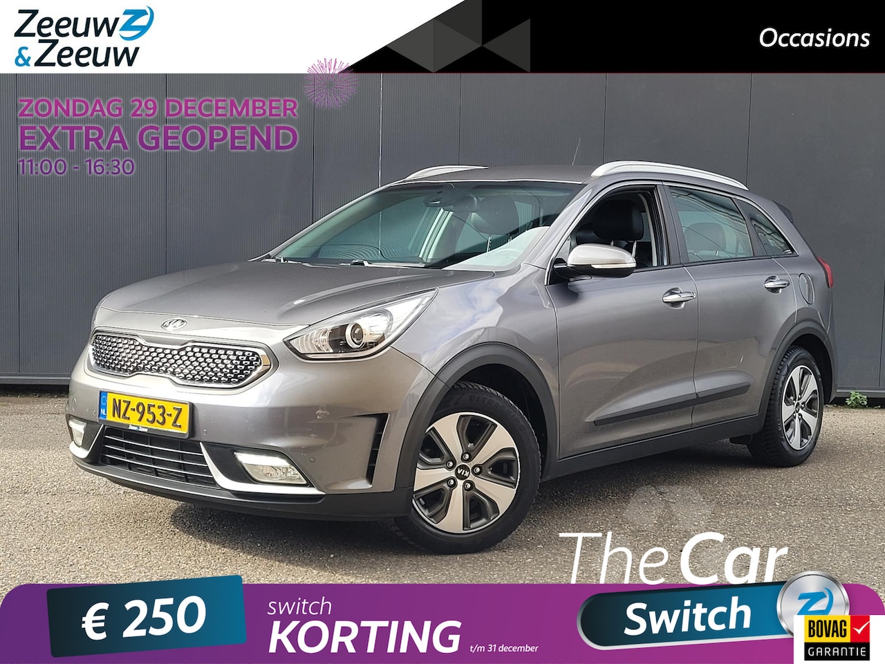 Kia Niro - 1.6i Hybrid First Edition 1e Eigenaar | Dealer onderhouden | Metallic lak | Navi | Cruise - AutoWereld.nl