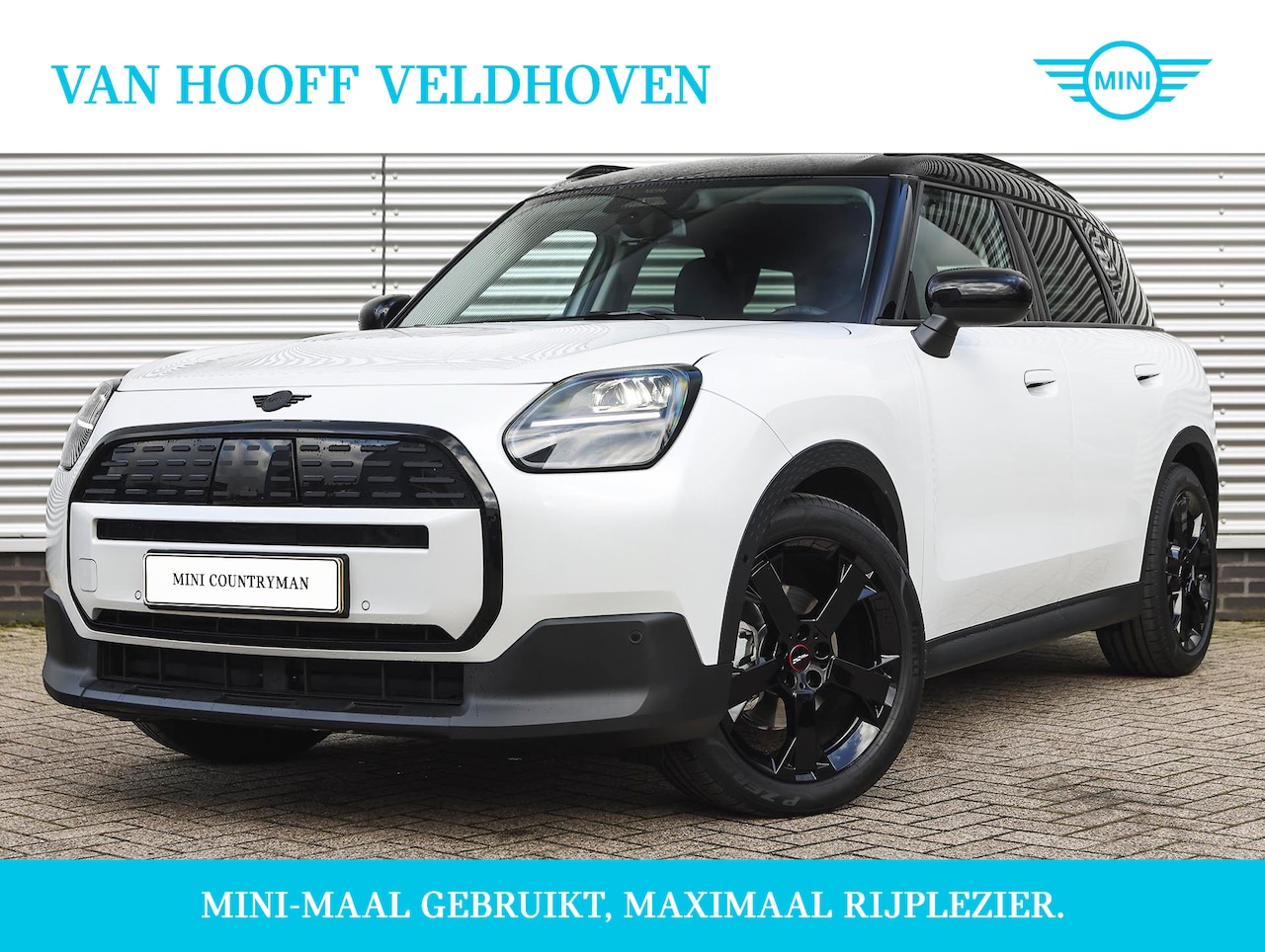 MINI Countryman - E / Classic / Pakket XS / 19" John Cooper Works Runway Spoke black Getint glas achter - AutoWereld.nl