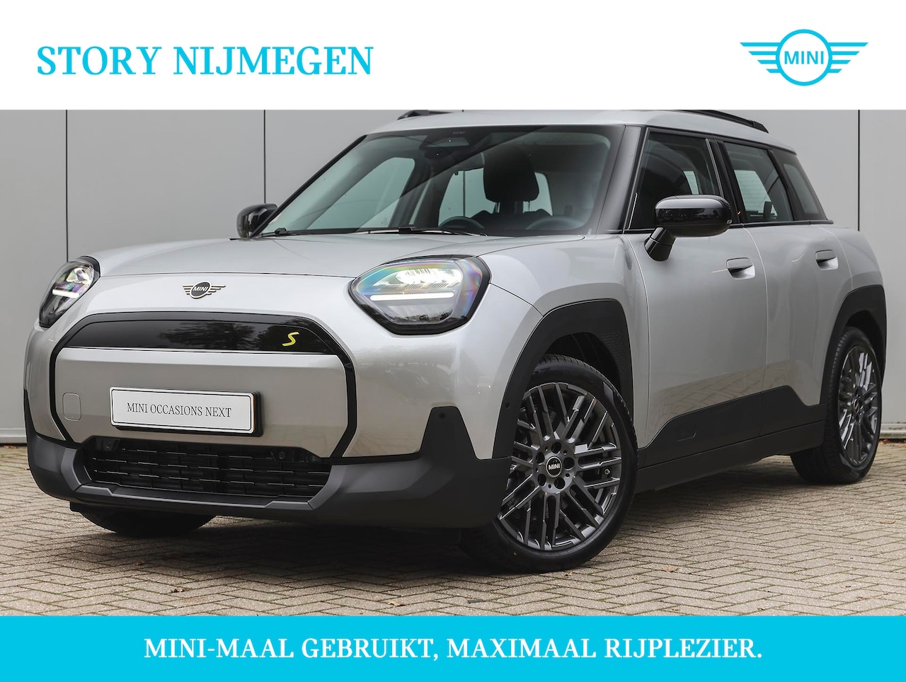 MINI Aceman - SE / Essential / Pakket XS / 18" Night Flash Spoke grey - AutoWereld.nl