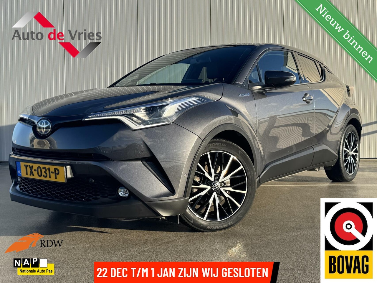 Toyota C-HR - 1.8 Hybrid Executive|Trekhaak|NL-Auto|Navi - AutoWereld.nl